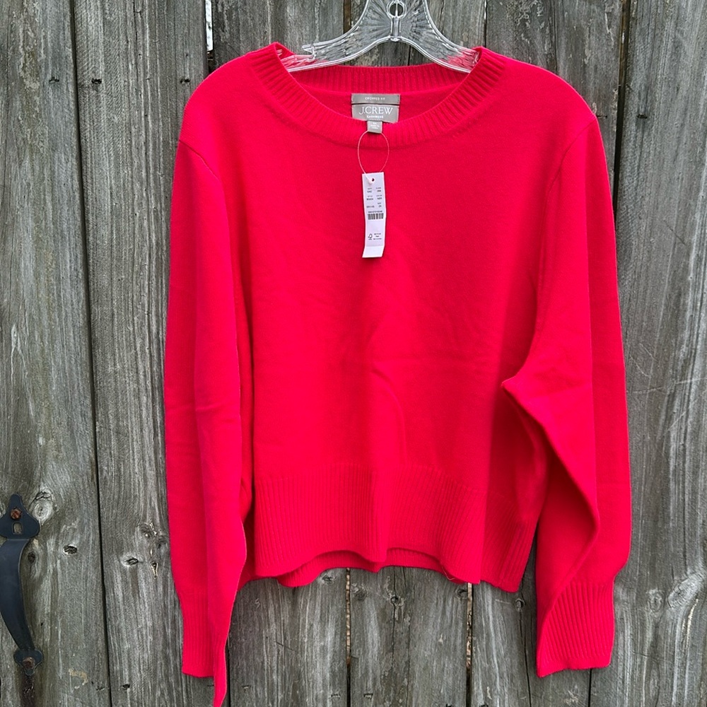 J.Crew Shrunken Cashmere Crewneck